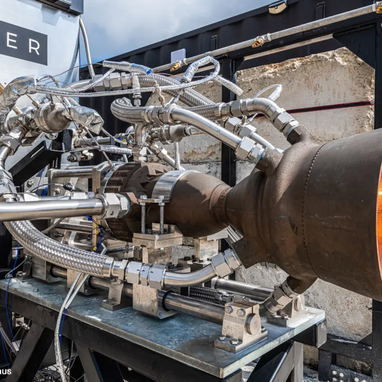 Launcher Combustion Chamber 3D Printed on AMCM M 4K