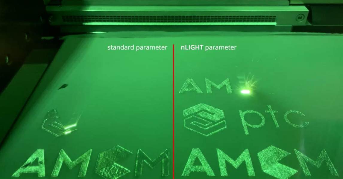 AMCM M 290-2 FLX customized for PTC – process comparison | AMCM